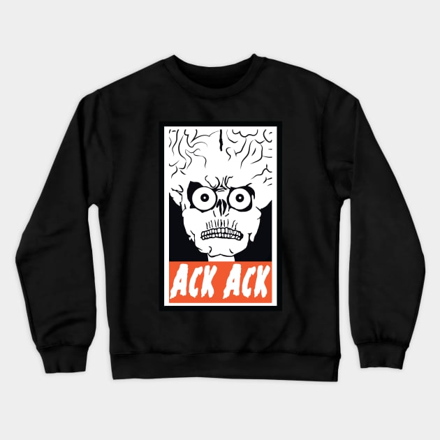 ACK ACK Crewneck Sweatshirt by pixelcat